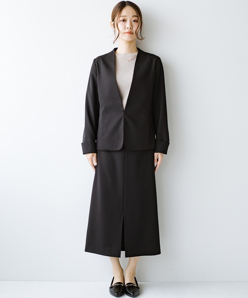 「haco!」 セットアップ LARGE グレー レディース_画像4