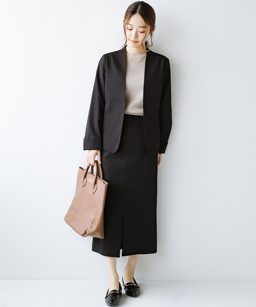 「haco!」 セットアップ LARGE グレー レディース_画像6