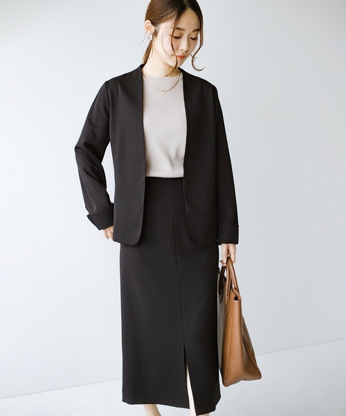 「haco!」 セットアップ LARGE グレー レディース_画像9