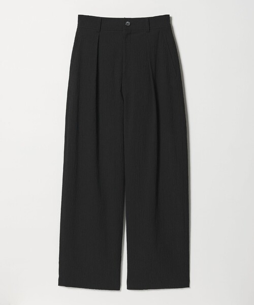 ワイドパンツ パンツ 「Steven Alan」リップル コットン タック トラウザーズ レディースの画像