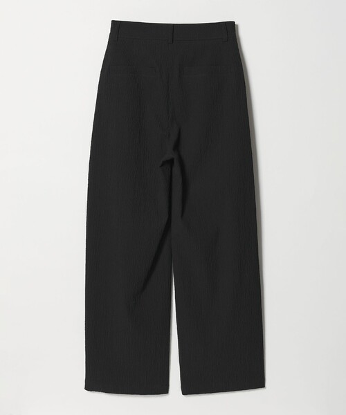 ワイドパンツ パンツ 「Steven Alan」リップル コットン タック トラウザーズ レディースの画像