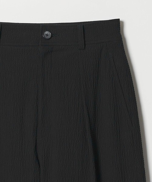 ワイドパンツ パンツ 「Steven Alan」リップル コットン タック トラウザーズ レディースの画像