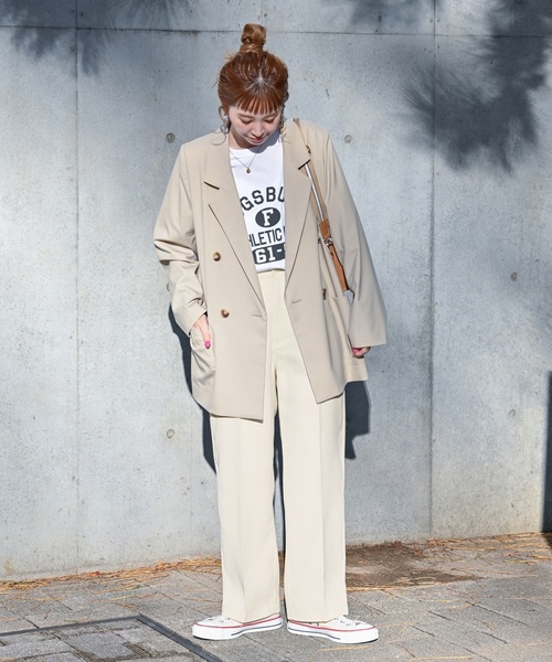 「B.C STOCK」 「Simplicite」スラックス SMALL ベージュ系その他 レディース_画像2