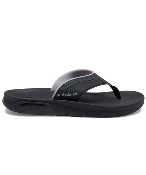 「Quiksilver」 ビーチサンダル 25cm ブラック メンズ_画像4