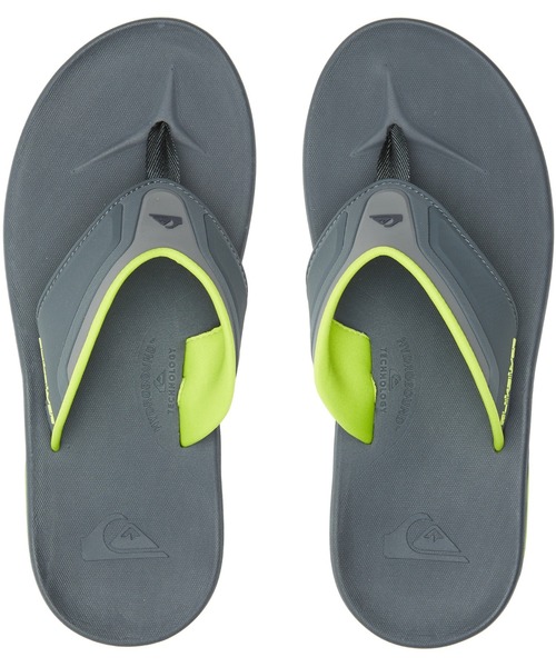 「Quiksilver」 ビーチサンダル 25cm ブラック メンズ_画像6