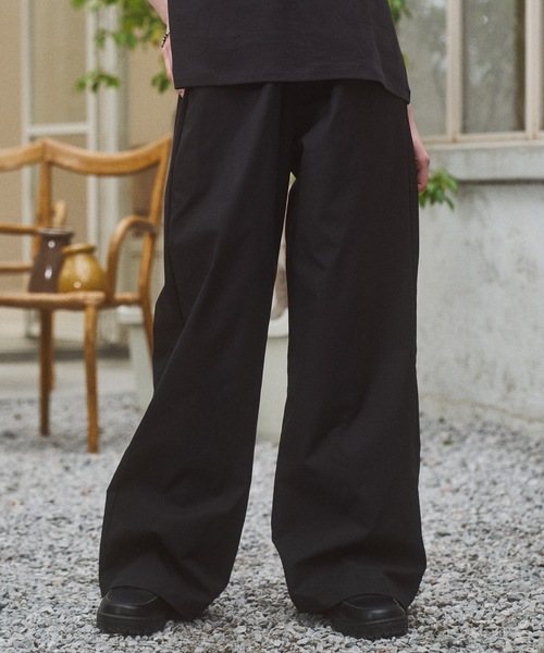 Casper John(キャスパージョン) スラックス Easy care semi baggy Casper John(キャスパージョン) スラックス Easy care semi baggy