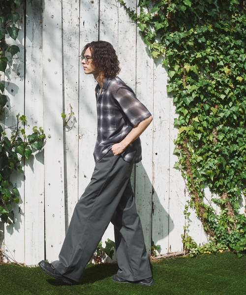 Casper John(キャスパージョン) スラックス Easy care semi baggy Casper John(キャスパージョン) スラックス Easy care semi baggy
