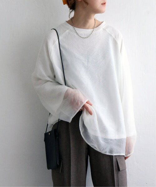 「notch.」 長袖ブラウス M ベージュ レディース_画像2