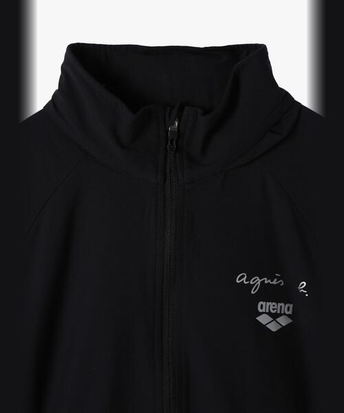 「agnes b.」 「arena」ブルゾン「agnes b.コラボ」 MEDIUM ブラック レディースの画像