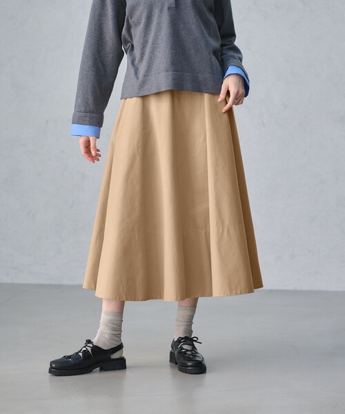 UNITED ARROWS 総柄フレアスカート 日本製 完売品 コットン100% UNITED ARROWS（ユナイテッドアローズ） スカート チノ フレアスカート
