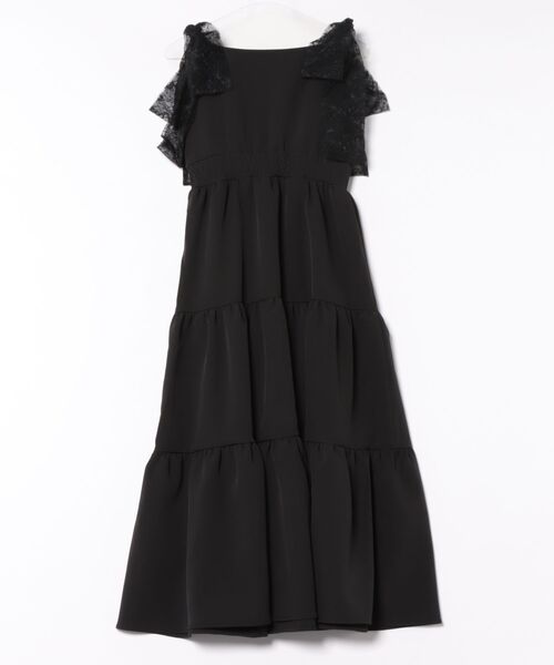 Rose Muse(ロゼミューズ) ドレス Lace ribbon tiered dress Rose Muse(ロゼミューズ) ドレス Lace ribbon tiered dress