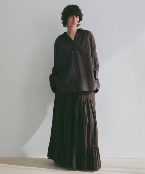 ETRE TOKYO（エトレトウキョウ） ロング スカート エアリーコットン