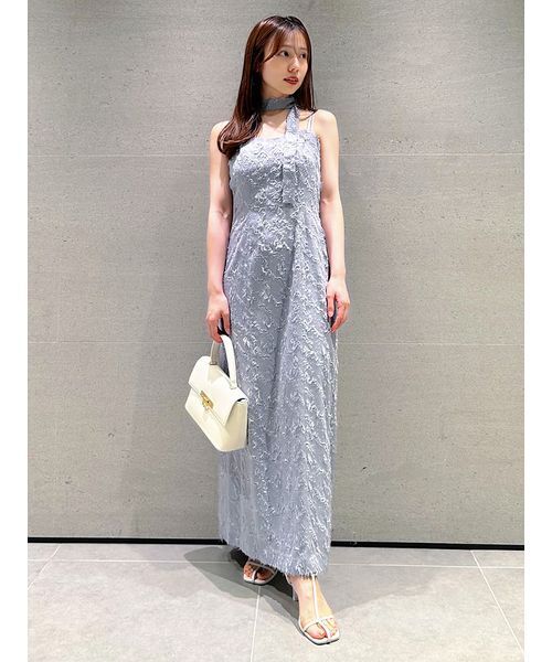 「SNIDEL」 キャミソールワンピース 1 アイボリー レディースの画像