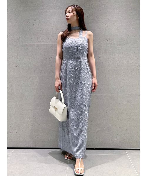 「SNIDEL」 キャミソールワンピース 1 アイボリー レディースの画像
