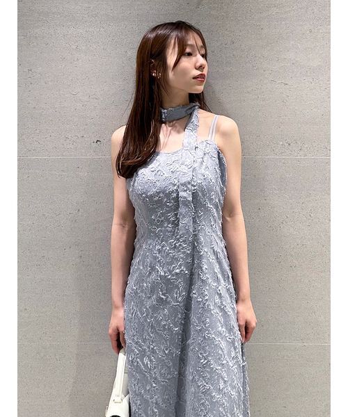 「SNIDEL」 キャミソールワンピース 1 アイボリー レディースの画像