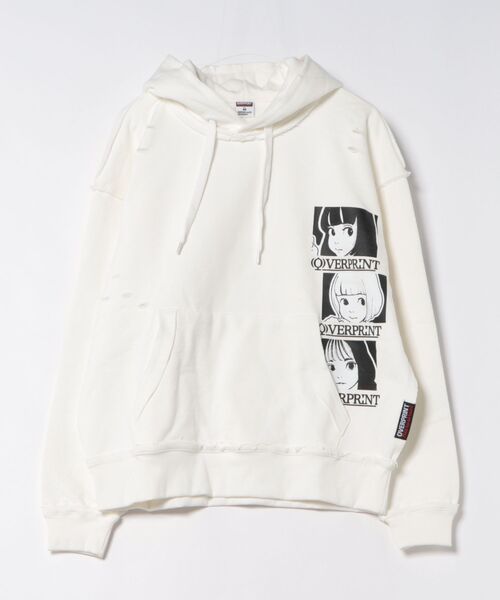 over print(オーバープリント) パーカー overprint/オーバープリント over print(オーバープリント) パーカー overprint/オーバープリント