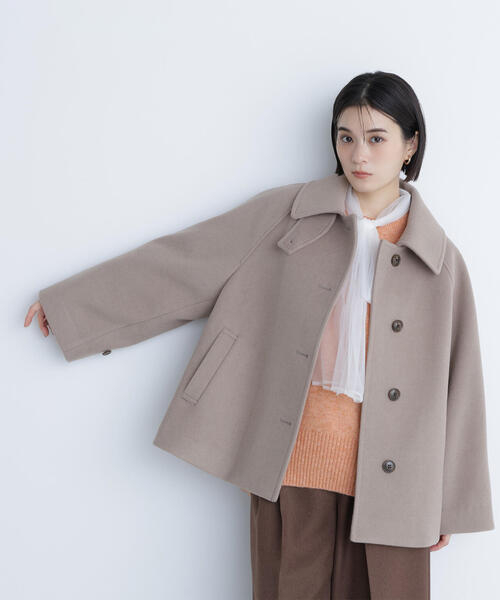 「NATURAL BEAUTY BASIC」 ジャケット MEDIUM ダークブラウン レディースの画像