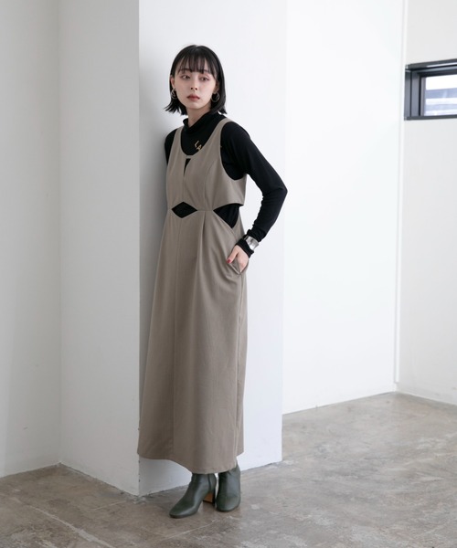 「Eimee Law」 サロペットスカート 38 ブラック レディースの画像