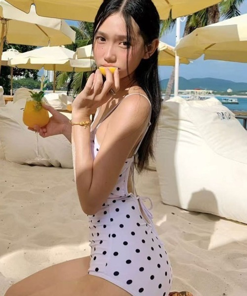 水着 ドット柄 キャミソール ビキニ水着 レディース : ZOZOTOWN Yahoo
