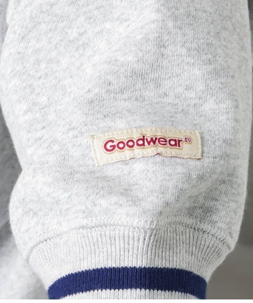 「Goodwear」 プルオーバーパーカー L カーキ メンズ_画像3