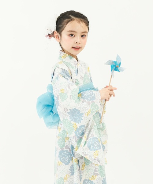 RIO（リオ） 浴衣 紐付き浴衣2点セット キッズ 子供 女の子 