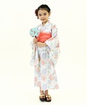 浴衣 紐付き浴衣2点セット キッズ 子供 女の子の詳細画像5
