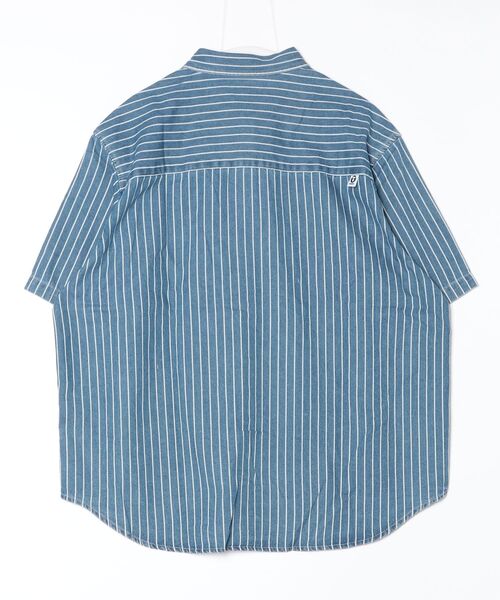 シャツ AAPE NOW SHORT SLEEVE SHIRT(stripe) メンズの画像