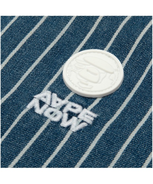 シャツ AAPE NOW SHORT SLEEVE SHIRT(stripe) メンズの画像