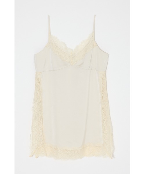 MOUSSY（マウジー） キャミソール LACE TRIM SATIN キャミソール