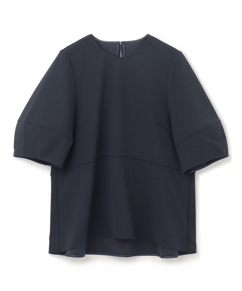「UNFILO」 7分袖カットソー MEDIUM ネイビー レディース_画像7