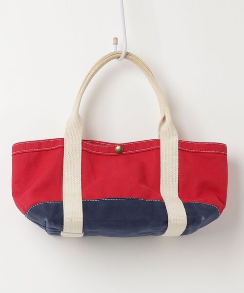 「PORT CANVAS」 トートバッグ - レッド レディース_画像2