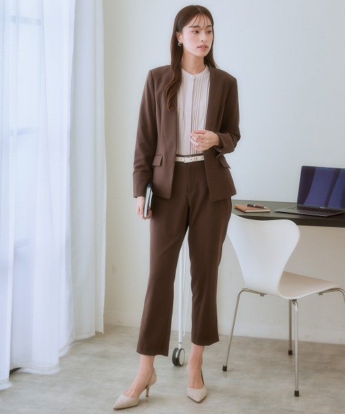 「7days Life Styling」 長袖ブラウス L グレイッシュベージュ レディース_画像9