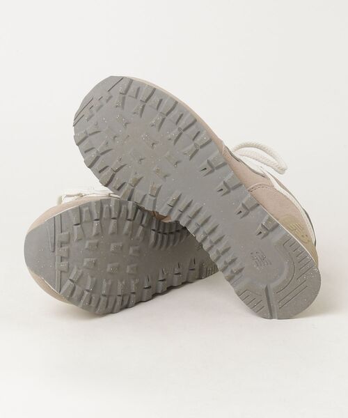 「New Balance」 ローカットスニーカー 24cm ベージュ レディース_画像3