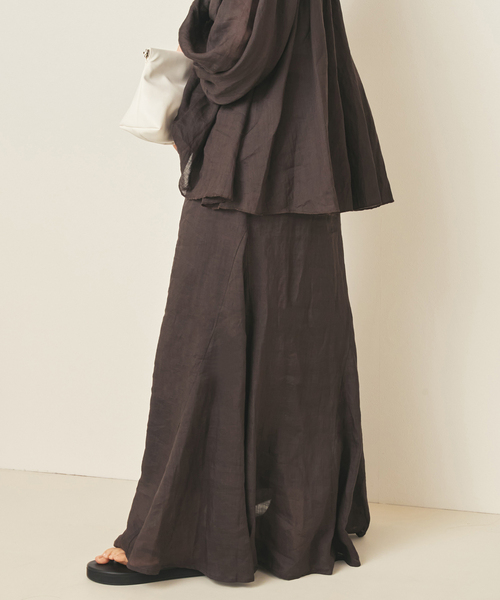 スカート RAMY LINEN TACK スカートの画像
