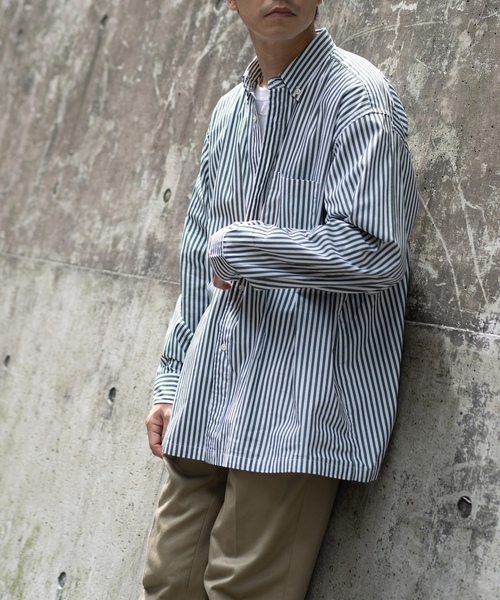 「417 EDIFICE」 長袖シャツ SMALL ブラウン メンズ_画像8