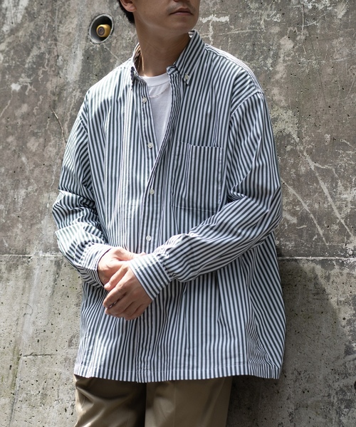 「417 EDIFICE」 長袖シャツ SMALL ブラウン メンズ_画像9