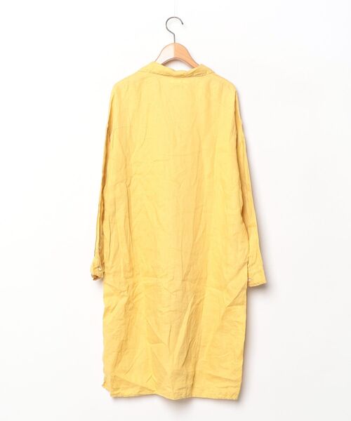「NE QUITTEZ PAS!」 半袖ワンピース ONE SIZE イエロー レディース_画像2