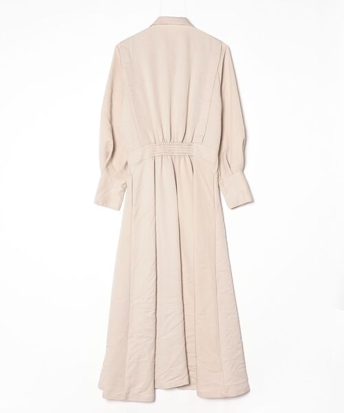「KBF」 シャツワンピース MEDIUM ベージュ レディース_画像2