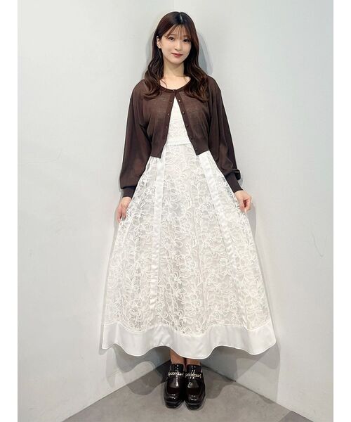 MERCURYDUO（マーキュリーデュオ） ワンピース カットワークレース