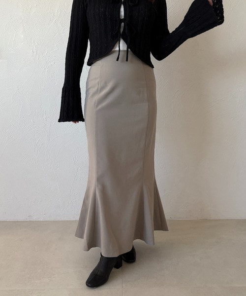 「apres jour」 ロングスカート X-LARGE ブラック レディース_画像8