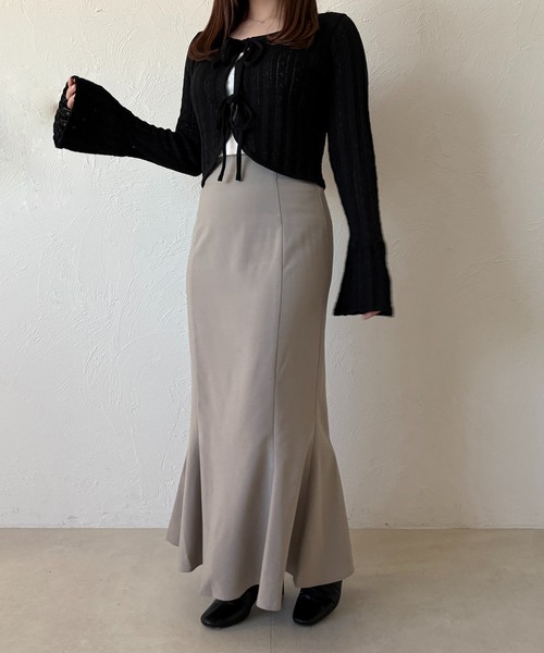 「apres jour」 ロングスカート X-LARGE ブラック レディース_画像10