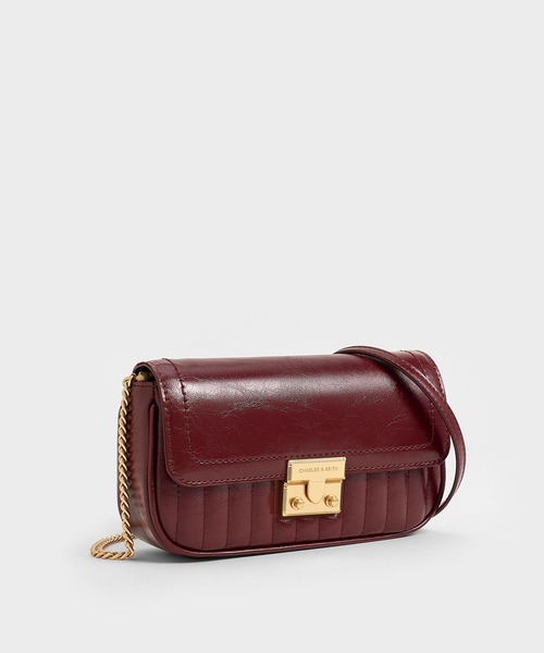 「CHARLES & KEITH」 ショルダーバッグ X-SMALL グレー レディース_画像6