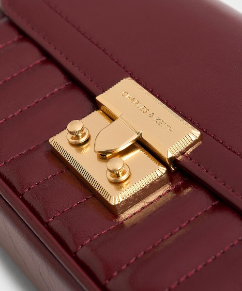 「CHARLES & KEITH」 ショルダーバッグ X-SMALL グレー レディース_画像8