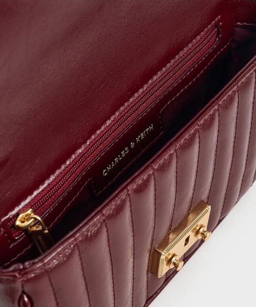 「CHARLES & KEITH」 ショルダーバッグ X-SMALL グレー レディース_画像9