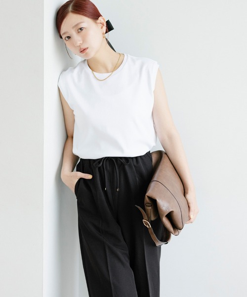 【美品】 LIMI feu デニムワイドパンツ ウエストリボン S インディゴ coca（コカ） ワイドパンツ ジーンズ デニム デニムパンツ 「伊藤千晃