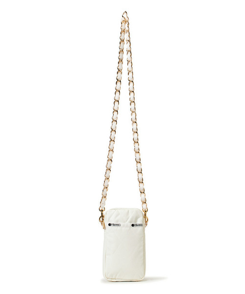  チェーンショルダーバッグ ホワイト LeSportsac（レスポートサック） ショルダーバッグ バッグ CHAIN MINI