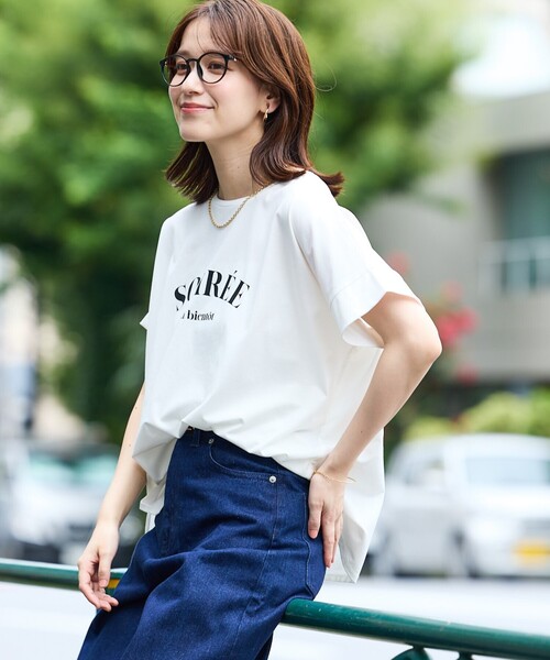 「abahouse mavie」 半袖Tシャツ フリー ホワイト系その他 レディース_画像2