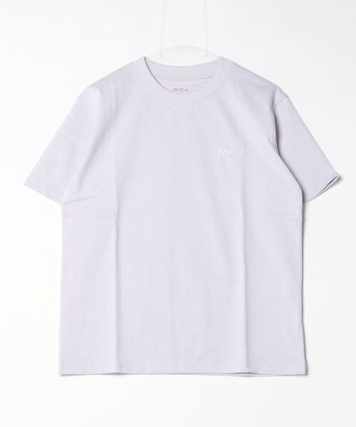 「RVCA」 半袖Tシャツ S ライトブルー レディース_画像2