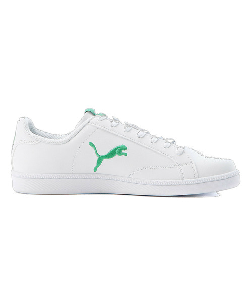 「PUMA」 ローカットスニーカー 24.5cm ホワイト×グリーン メンズ_画像5