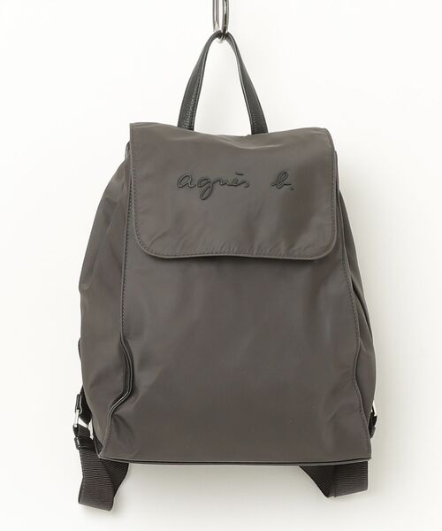 専用agnes b. 【アニエスベー】バックパック　グレー リュック agnes b.（アニエスベー） リュック - グレー レディース : ZOZOTOWN